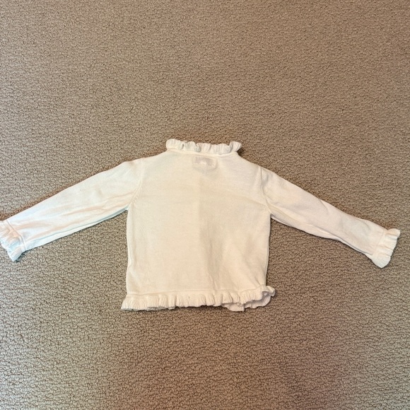 Rachel Riley Ivory Frill Cardigan size 18 months - Picture 5 of 5